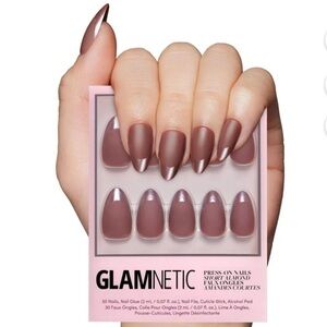 Glamnetic NWT “Terra” Almond Glue-On Nails